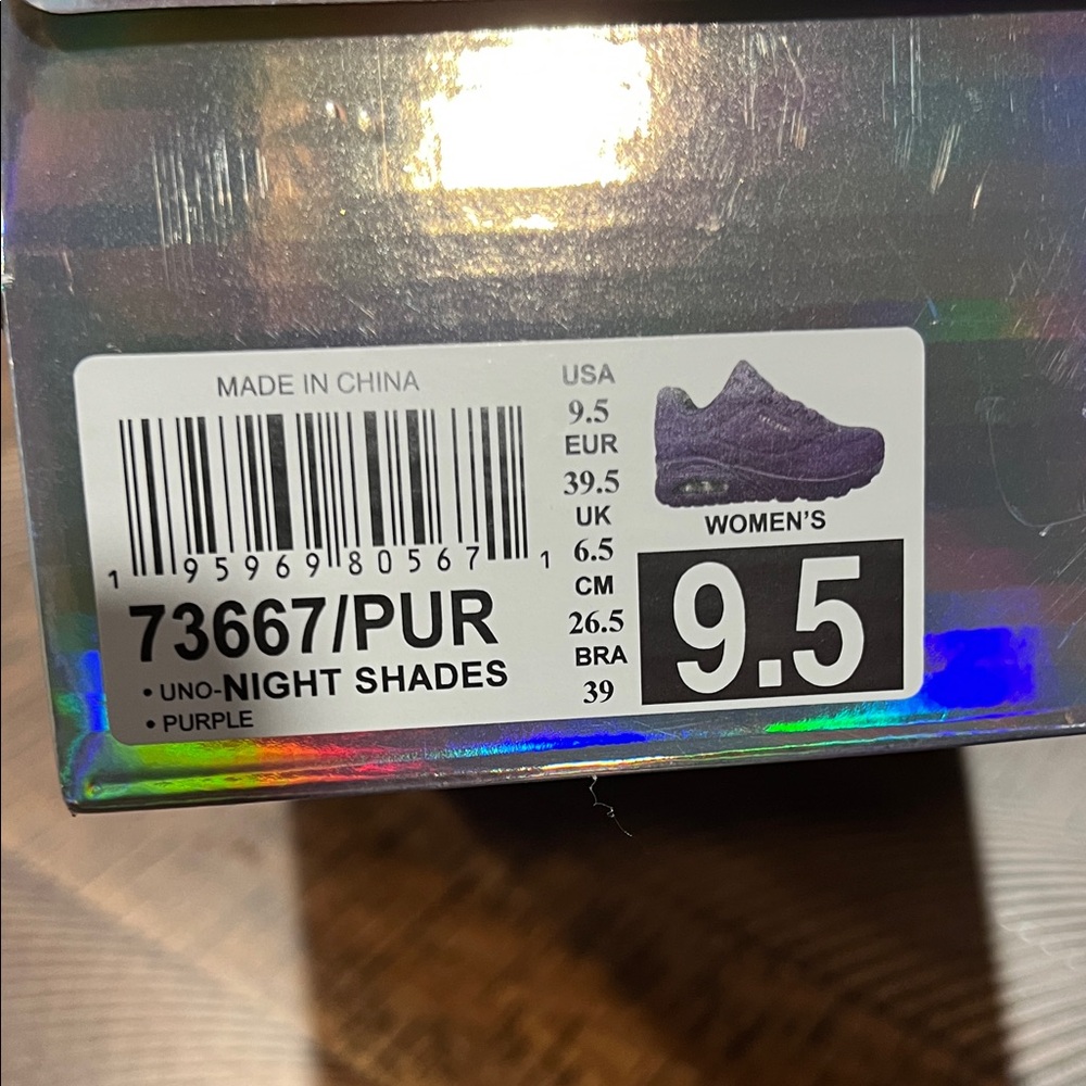 Skechers Vivid Purple Athletic Shoes - Picture 8 of 8